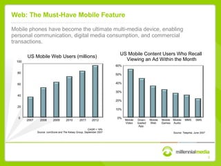 Millennial Mobile Media Capabilities 8.08