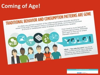 Coming	
  of	
  Age!	
  
 