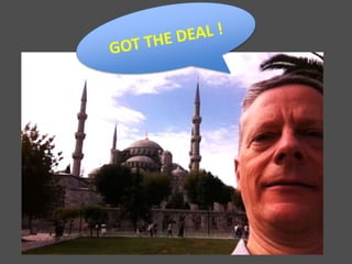 • Status report form Turkey:
• Istanbul office may be an option,
to be seen with lawyers.
• Heavy negotiatons, Turkish team
reluctant on timetable, but at the
end agreed.
PROGRESS …
 