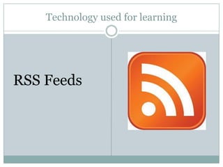Technology used for learning




RSS Feeds
 