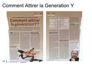 Comment Attirer la Generation Y -> Sources :  here 