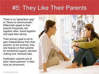 #2: Team OrientedMillennials grew up on teams.  The soccer team, the family team and the team in the classroom.  Their desks are arranged in pods to increase cooperation, not rows to promote efficiency. Because of this, Millennials value equality in the workplace and in life.The good news: they are more likely to accomplish things on a team.  The bad news: they will resist going it alone and need more interaction to complete tasks.
