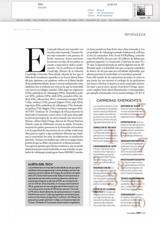 01/07/15Elle
MADRID
Prensa: Mensual
Tirada: 149.136 Ejemplares
Difusión: 99.509 Ejemplares
Página: 107
Sección: OTROS Valor: 18.900,00 € Área (cm2): 1046,9 Ocupación: 100 % Documento: 2/4 Autor: Núm. Lectores: 638000
Cód:94172595