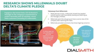 Evaluating Delta's 2020 Climate Pledge: Millennials Unimpressed