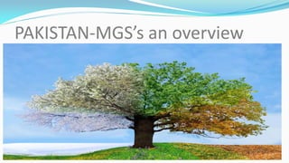 PAKISTAN-MGS’s an overview

 