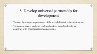 Comprehensive Overview of the United Nations Millennium Development ...