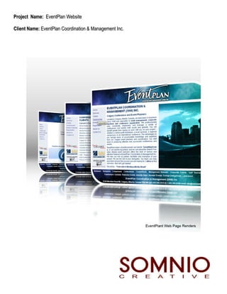 Project Name: EventPlan Website

Client Name: EventPlan Coordination & Management Inc.
 