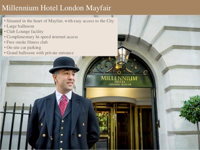 Millennium Hotel London Mayfair Parking Millennium Hotel London Mayfair Parking
