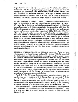 miller biofeedback and visceral learning cut