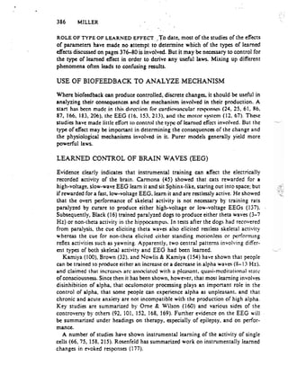 miller biofeedback and visceral learning cut