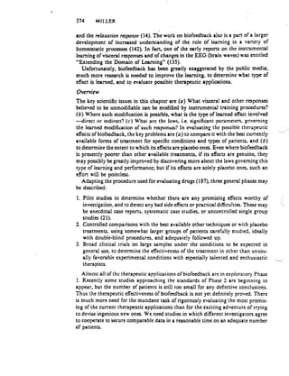 miller biofeedback and visceral learning cut