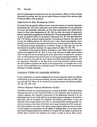 miller biofeedback and visceral learning cut