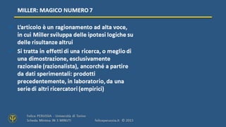 Miller Magico numero 7
