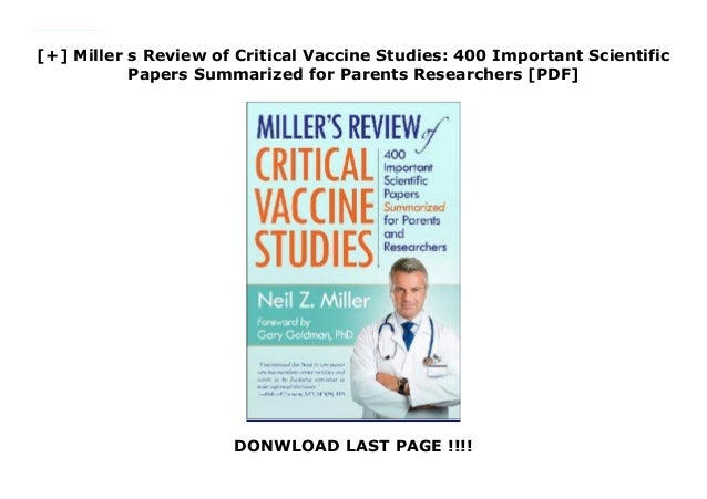 Newest Scientific Review Of Vaccine >> Miller S Review Of Critical Vaccine Studies 400 Important Scient Newest Scientific Review Of Vaccine >> Miller S Review Of Critical Vaccine Studies 400 Important Scient
