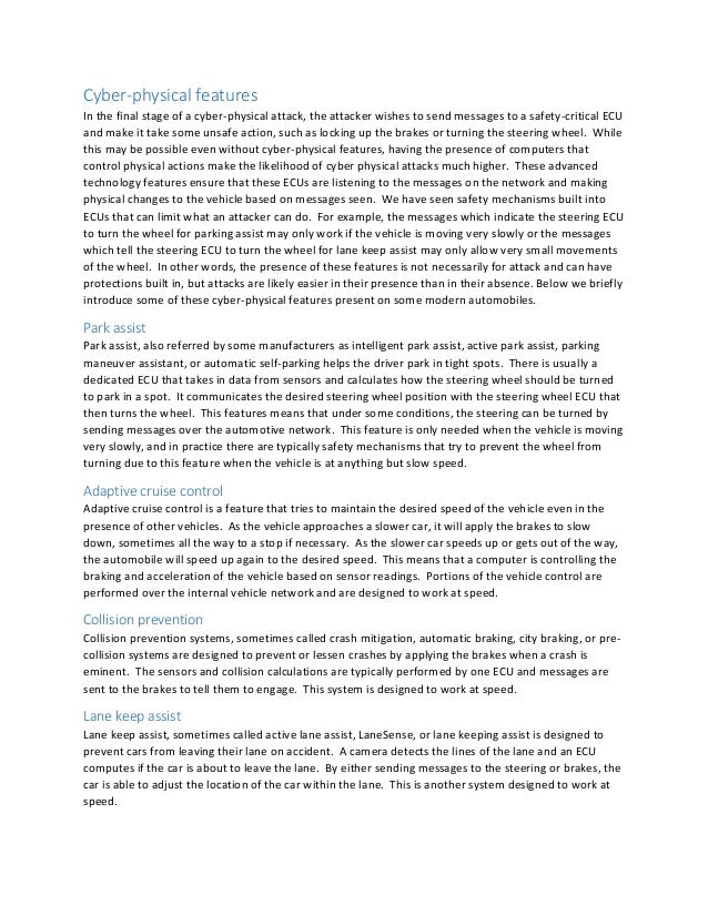 A Survey Of Remote Automotive Attack Surfaces Miller