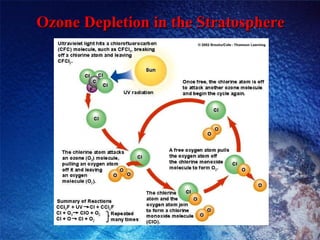 Ozone Depletion in the Stratosphere 