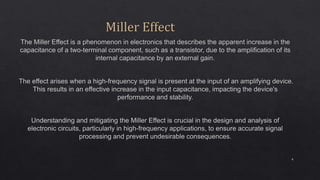 Miller Effect. Examples Miller Effect- Nevo Geselevich | PPTX