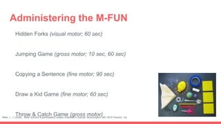 Miller Function and Participation Scales | PPTX