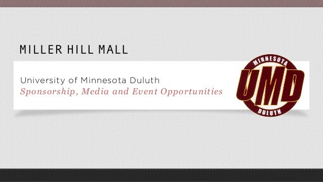Miller Hill Mall S Presentation To Umd