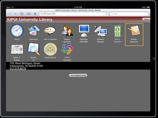 Mobile Learning, Mobile Library