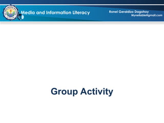 MIL SHS GRADE 12 LESSON 2 MASSIVE OPEN ONLINE | PPT