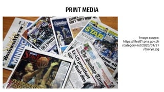 MIL Lesson 4 Types of Media_____________ | PDF
