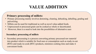 MILLETS [Autosaved] (1).pptx jrfjgfkjdigenej | PPTX