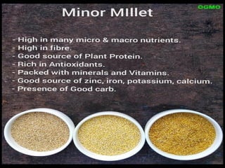 Millets - A super food or Diet Fad Tawheed Parvaiz Bhat | PPTX