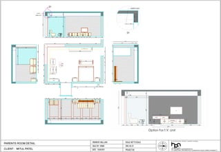 Option For T.V. Unit
 