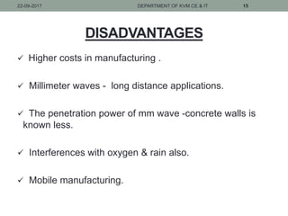 Millimeter wave technology in 5g | PPTX
