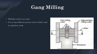 Milling machine milling machine manufacturing practices IIT | PDF