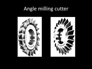 Angle milling cutter
 