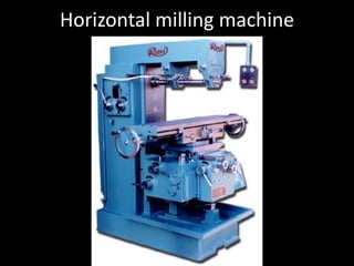 Horizontal milling machine
 