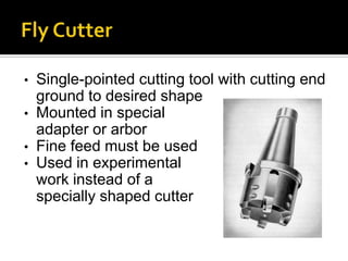 Suited for milling deep,    narrow slots