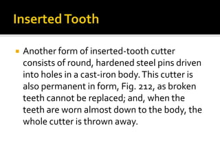 Important to maintain original rake