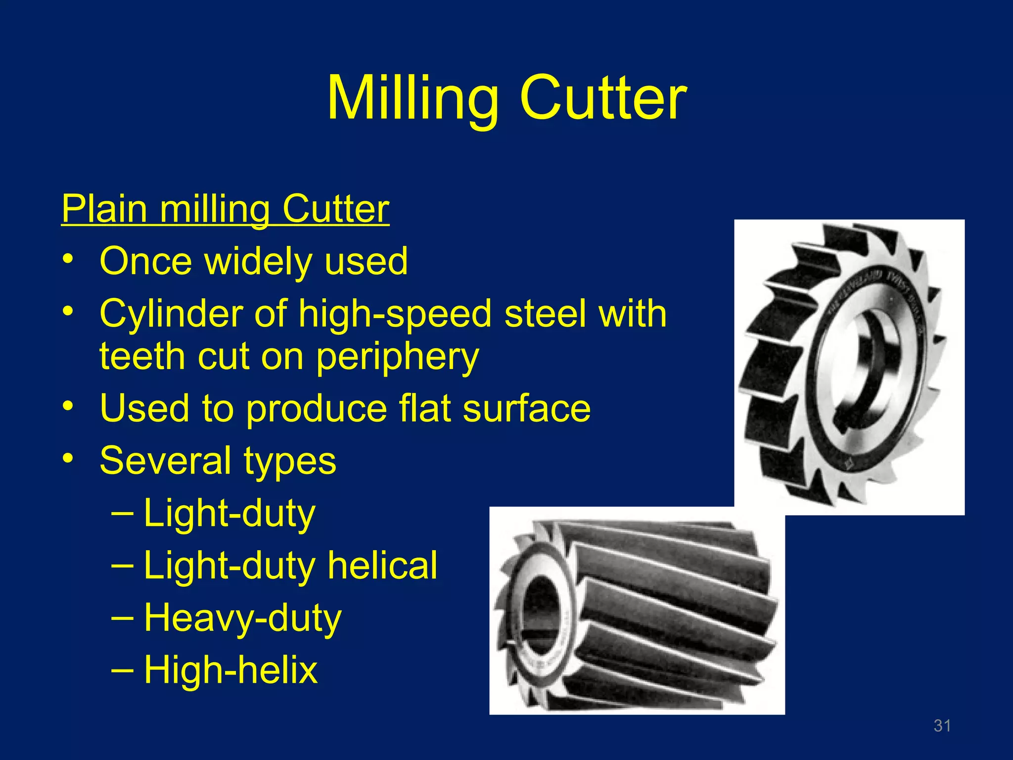 Milling Gear Cutting Ppt