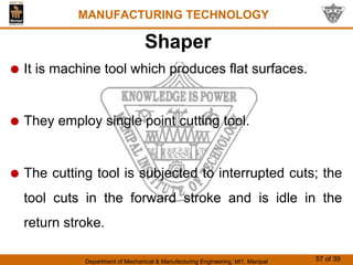 Shaping Examples Manufacturing Milling Shaping and Planning.pdf . | PDF