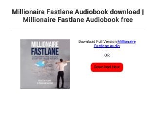 the millionaire fastlane audiobook free download the millionaire fastlane audiobook free download
