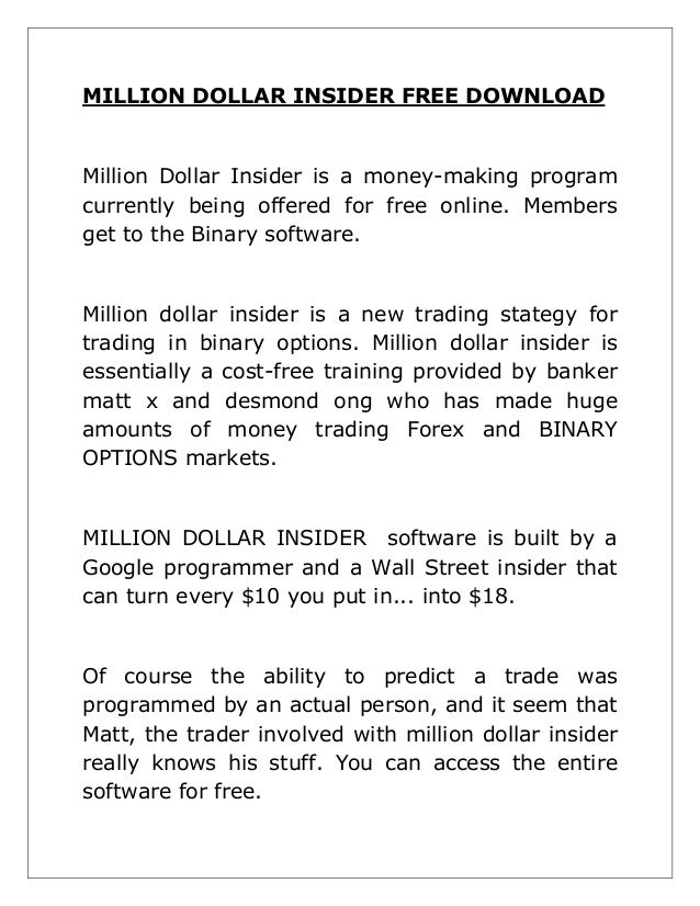 Tax implications of binary options