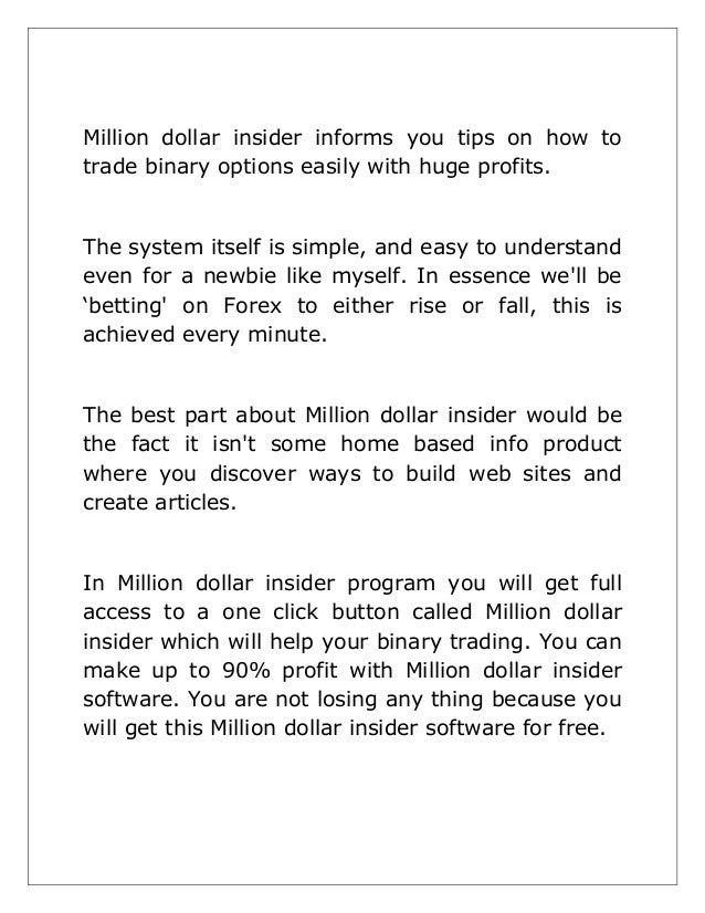 Binary options free course