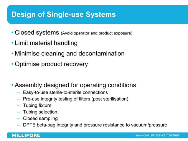 Use of single-use technology in Aseptic processing of vaccines ...