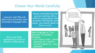 Pda Language Use Examples PDA Training for Elementary School Teachers | PPTX