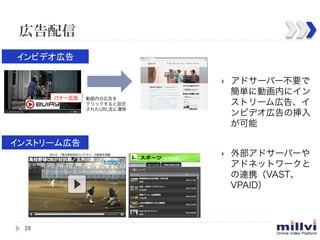 ڸ
ӥǥڸ	
}??

}??

Хʩ`ڸ

ɥ`Щ`Ҫ
g˄ӻڤ˥
ȥ`ڸ桢
ӥǥڸΒ

ⲿɥ`Щ`
ɥͥåȥ`
BЯVAST
VPAID

ӻڤΎڸ
åO
줿URLȤw

󥹥ȥ`ڸ	

28	

 