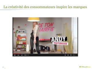 La créativité des consommateurs inspire les marques
21
 