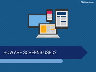 HOW ARE SCREENS USED?
 