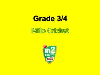 Milo cricket