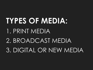 MIL Q3 W5 Types of Media for Senior HIgh School.pptx