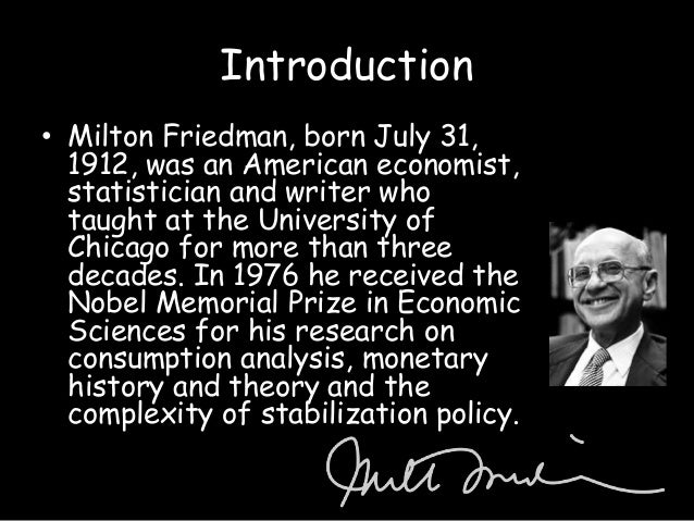 Milton Friedman