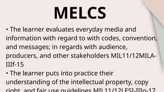 MIL WEEK 6 CODES AND CONVENTIONS [Autosaved].pptx