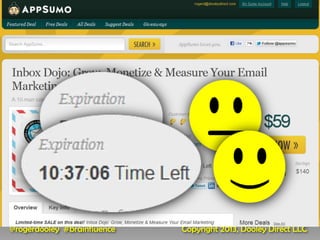 @rogerdooley #brainfluence   Copyright 2013, Dooley Direct LLC
 